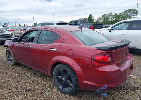 2014 Dodge Avenger Se from USA, damaged, VIN 1C3CDZAB8EN153746
